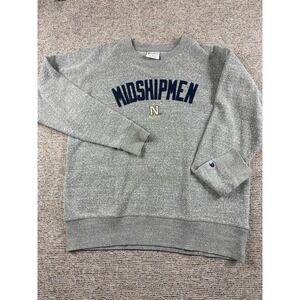 Midshipmen Sweatshirt Champion College Crewneck Stitched Mens XL
